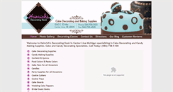 Desktop Screenshot of heinrichscakedecorating.com